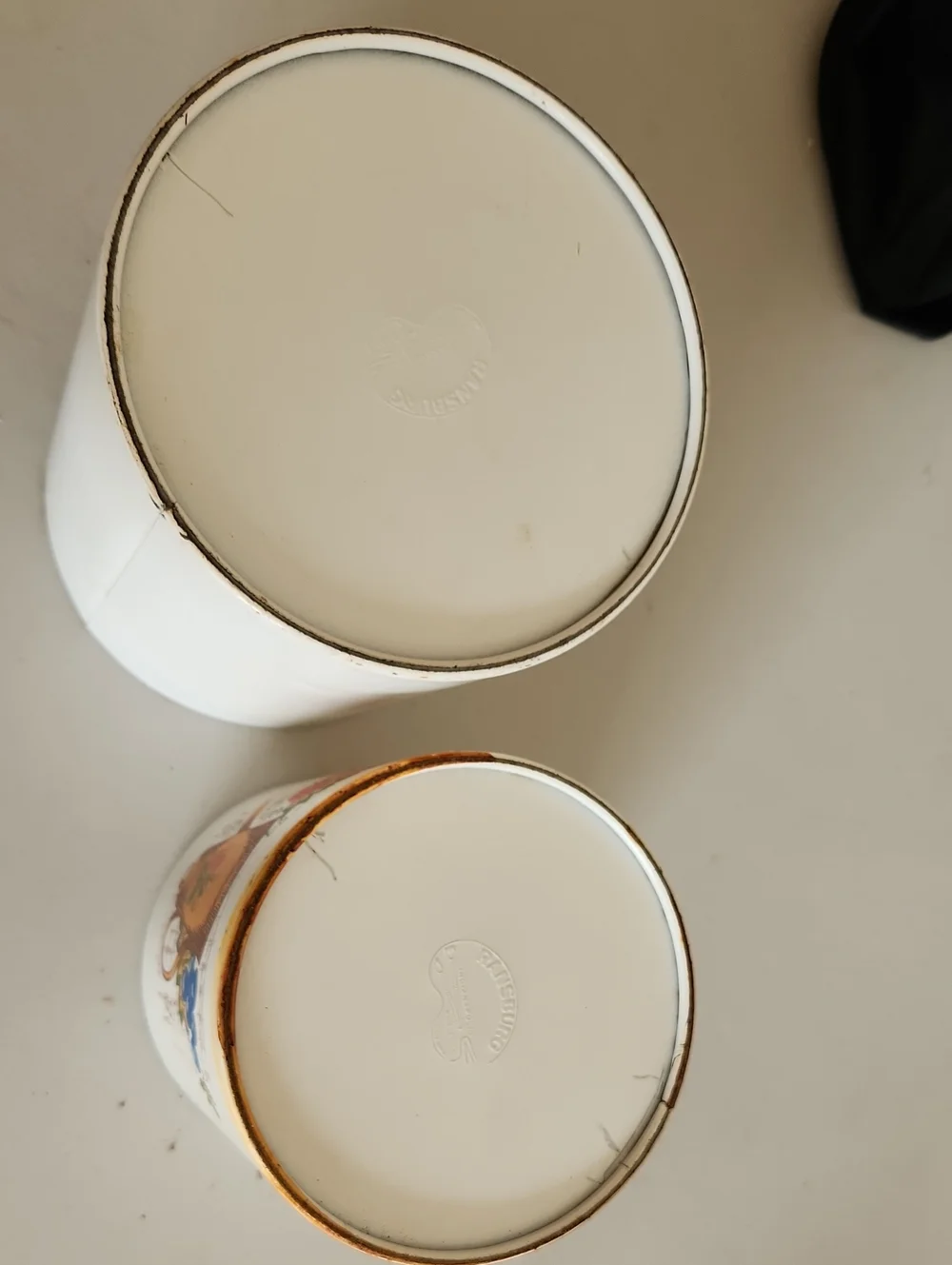 Vintage RANSBURG Caniters 2 Without Lids